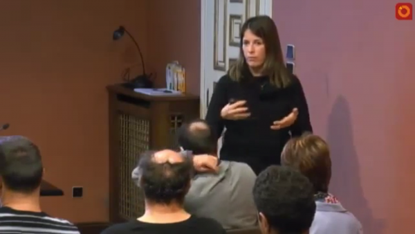 Alicia Pac en la conferencia de las Jornadas de la Tecnología del sector de la Trufa