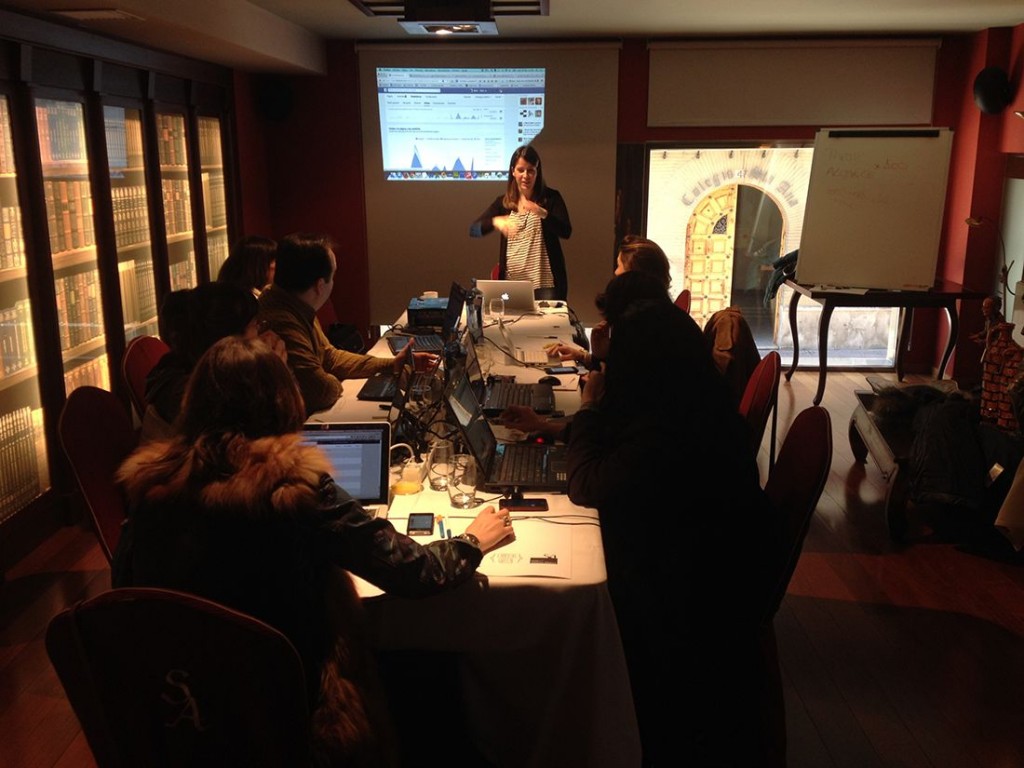 clase en el curso de Facebook