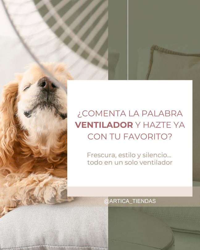Ártica: comenta la palabra VENTILADOR y hazte ya con tu favorito