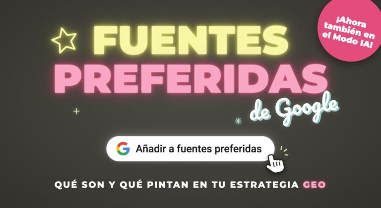 Botón añadir como fuente preferida en Google
