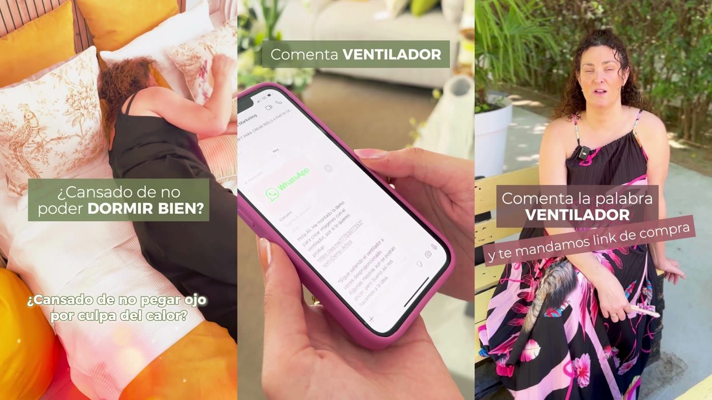 Reels de Ártica: comenta la palabra VENTILADOR y te mandamos el enlace de compra por privado